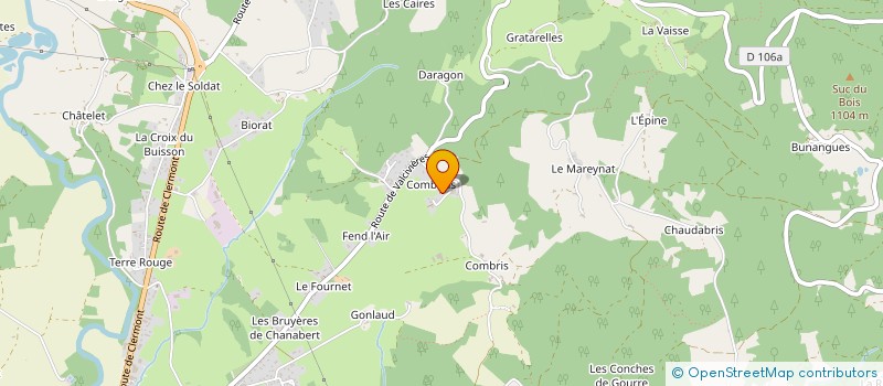 localisation de l'entreprise MONSIEUR GUY TIXIER  AMBERT