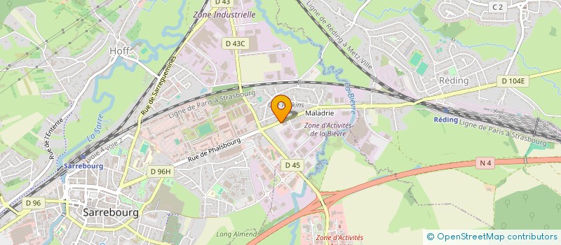 localisation de l'entreprise MONSIEUR GUY TOMASETTO à SARREBOURG