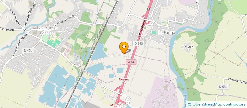 localisation de l'entreprise MONSIEUR GUY TONIN  LONGAGES