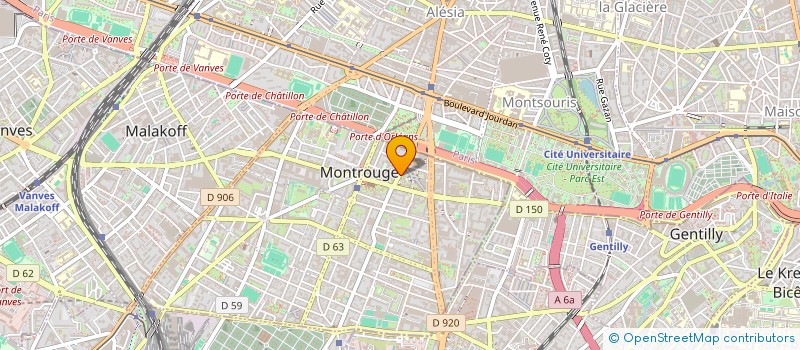 localisation de l'entreprise MONSIEUR GUY TORDJMAN à MONTROUGE