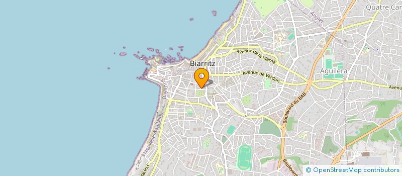 localisation de l'entreprise MONSIEUR GUY TOULON à BIARRITZ