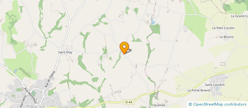 localisation de l'entreprise MONSIEUR GUY TOURNEVAC  PLOEUC-L'HERMITAGE