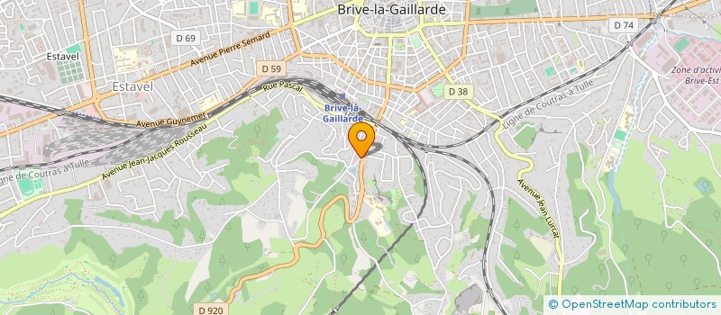 localisation de l'entreprise MONSIEUR GUY TRIBOULET  BRIVE-LA-GAILLARDE