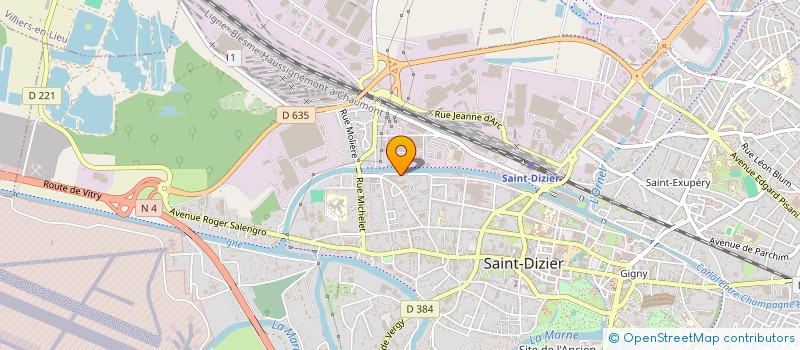 localisation de l'entreprise MONSIEUR GUY TRIFFAUT à SAINT-DIZIER
