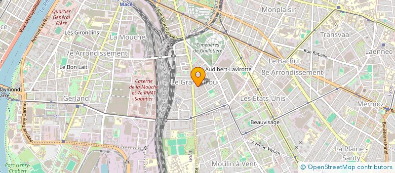 localisation de l'entreprise MONSIEUR GUY TROCHE  LYON