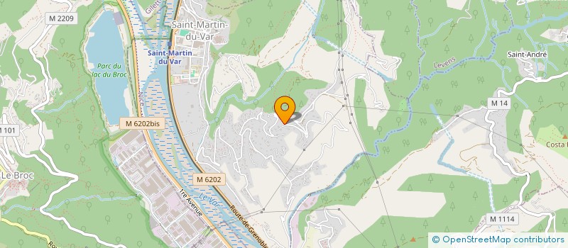 localisation de l'entreprise MONSIEUR GUY TUDISCO  SAINT-MARTIN-DU-VAR