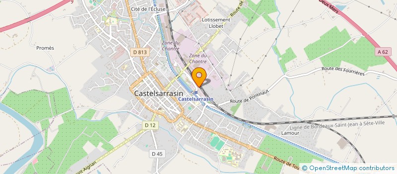 localisation de l'entreprise MONSIEUR GUY VACQUIE  CASTELSARRASIN