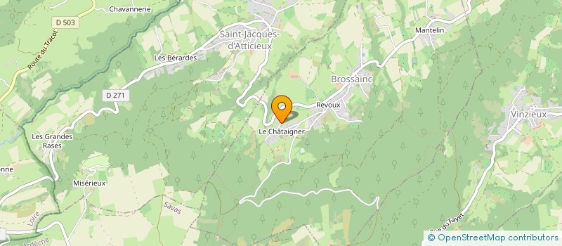 localisation de l'entreprise MONSIEUR GUY VALANCONY  BROSSAINC