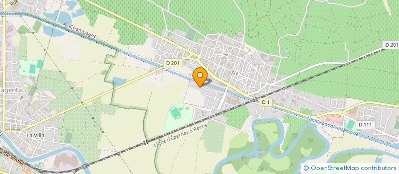 localisation de l'entreprise MONSIEUR GUY VANDENBORRE  AY-CHAMPAGNE