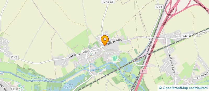 localisation de l'entreprise MONSIEUR GUY VANDENCRUCHE  RUX