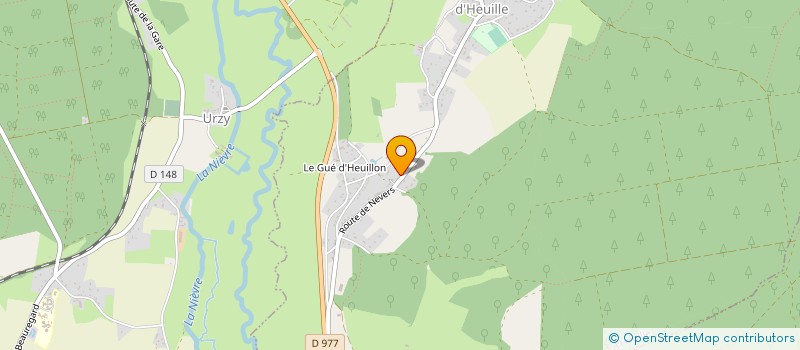 localisation de l'entreprise MONSIEUR GUY VANNIER à SAINT-MARTIN-D'HEUILLE