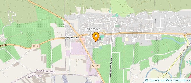 localisation de l'entreprise MONSIEUR GUY VARGAS à LA FARE-LES-OLIVIERS