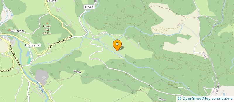 localisation de l'entreprise MONSIEUR GUY VAYRETTE  VIANE