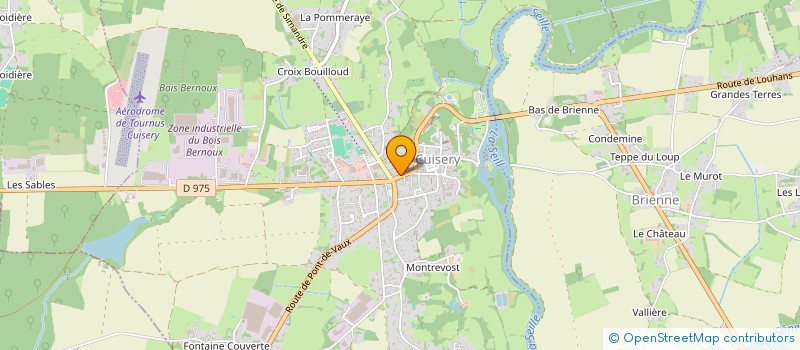 localisation de l'entreprise MONSIEUR GUY VEAUX  CUISERY