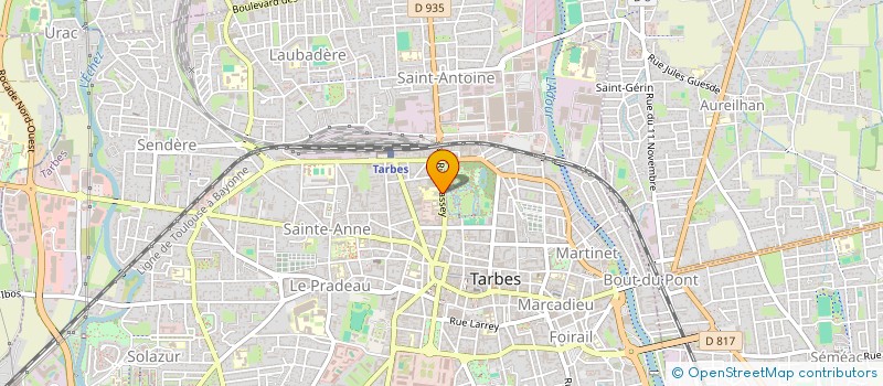 localisation de l'entreprise MONSIEUR GUY VEDERE  TARBES