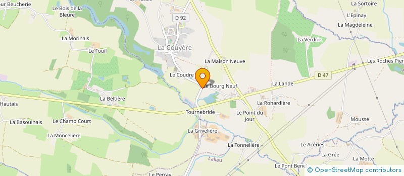 localisation de l'entreprise MONSIEUR GUY VENTROUX à LALLEU