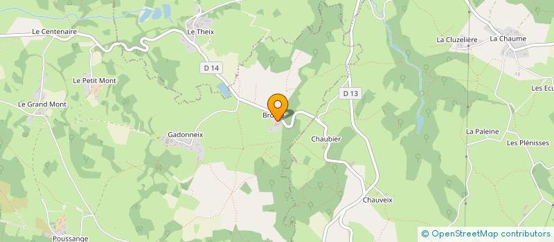 localisation de l'entreprise MONSIEUR GUY VERNADE  CLUGNAT