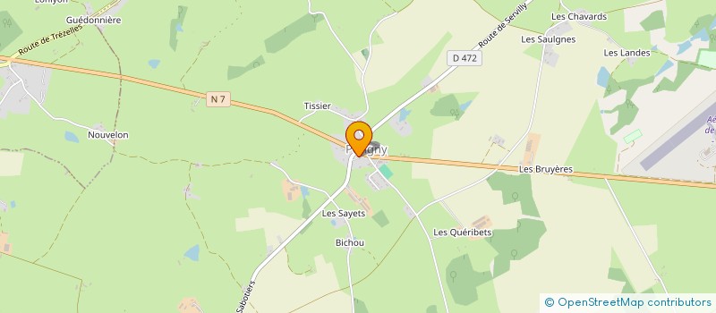 localisation de l'entreprise MONSIEUR GUY VERNERT  BARRAIS-BUSSOLLES