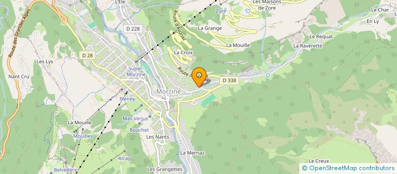 localisation de l'entreprise MONSIEUR GUY VERNET à MORZINE