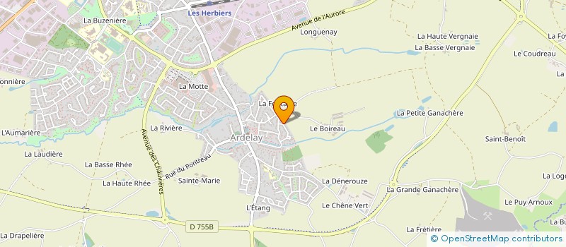 localisation de l'entreprise MONSIEUR GUY VEZIN  LES HERBIERS