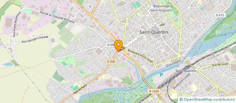 localisation de l'entreprise MONSIEUR GUY VIAL à SAINT-QUENTIN