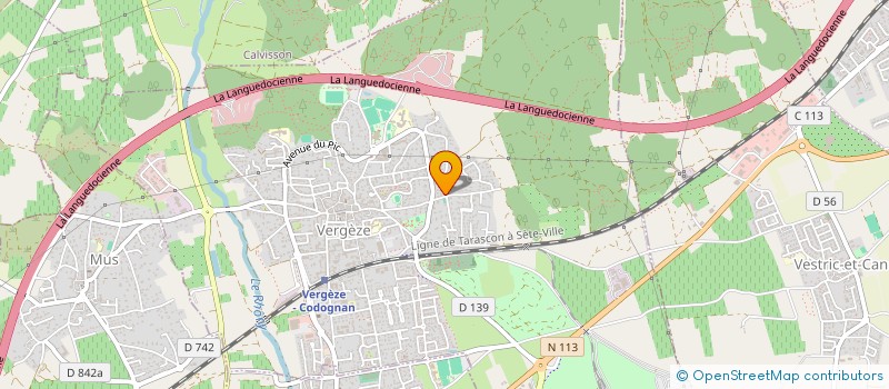 localisation de l'entreprise MONSIEUR GUY VIALA à VERGEZE