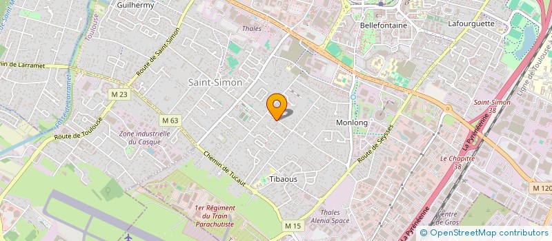localisation de l'entreprise MONSIEUR GUY VIGUIER à TOULOUSE