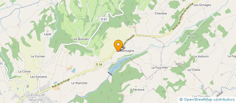 localisation de l'entreprise MONSIEUR GUY VILLARD à GREZIEU-LE-MARCHE