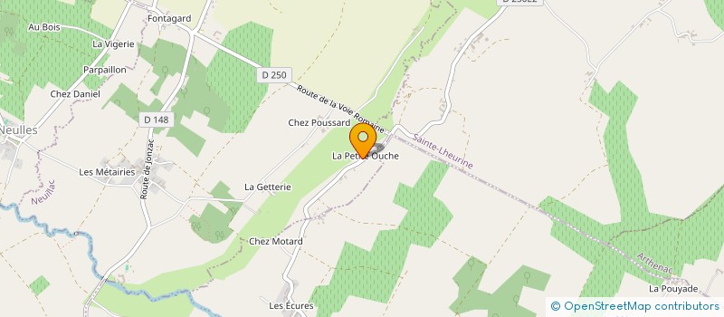 localisation de l'entreprise MONSIEUR GUY VINCENT  NEUILLAC