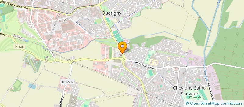 localisation de l'entreprise MONSIEUR GUY VINCENT  CHEVIGNY-SAINT-SAUVEUR