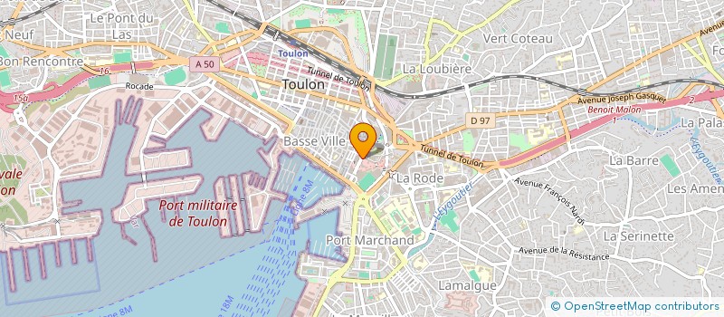 localisation de l'entreprise MONSIEUR GUY WAJDZIK  TOULON