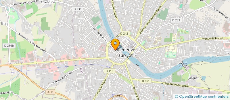 localisation de l'entreprise MONSIEUR GUY WEYLAND  VILLENEUVE-SUR-LOT