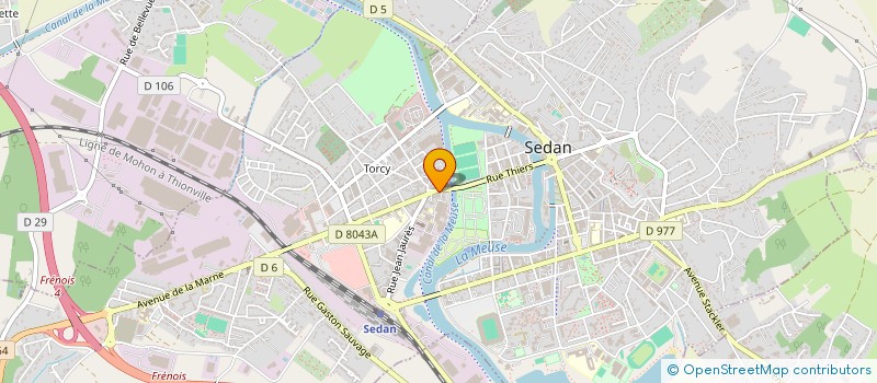 localisation de l'entreprise MONSIEUR GUY ZANARDI  SEDAN