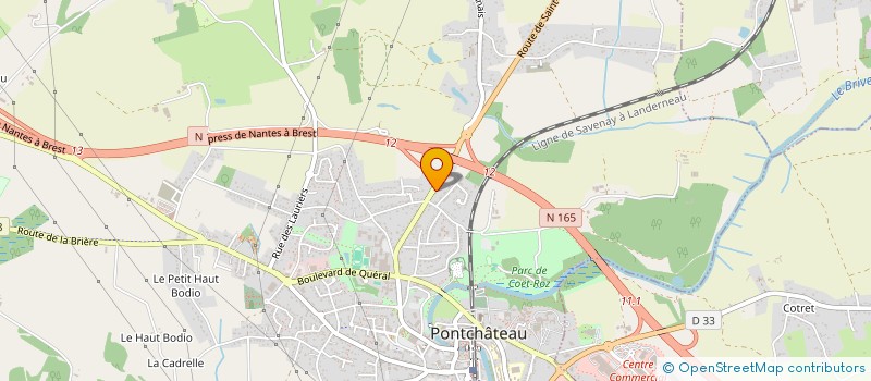 localisation de l'entreprise MONSIEUR GUYCHARDIN GOMA NZOUSSI  PONTCHATEAU