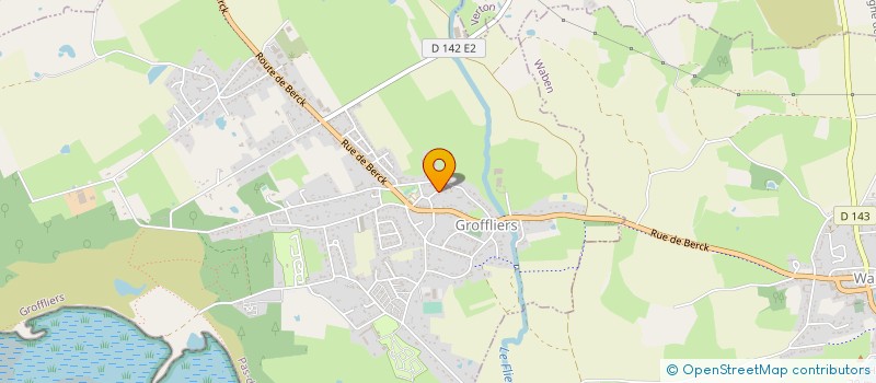 localisation de l'entreprise MONSIEUR GUYLAIN HURTRELLE  GROFFLIERS