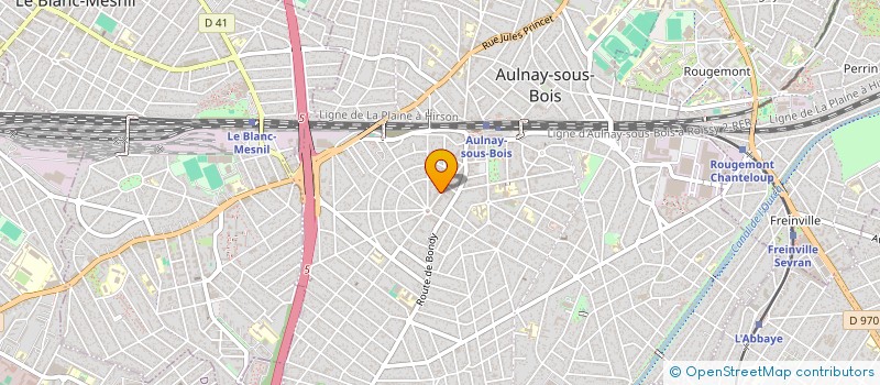 localisation de l'entreprise MONSIEUR GUYLAIN KABUNDI MWINYI à AULNAY-SOUS-BOIS