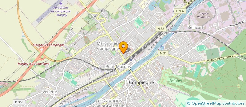 localisation de l'entreprise MONSIEUR GUYLAIN KASA à COMPIEGNE