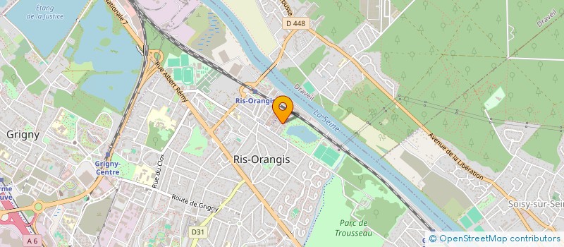 localisation de l'entreprise MONSIEUR GUYLAIN KAZUMBA TUDIAKUILE à RIS-ORANGIS