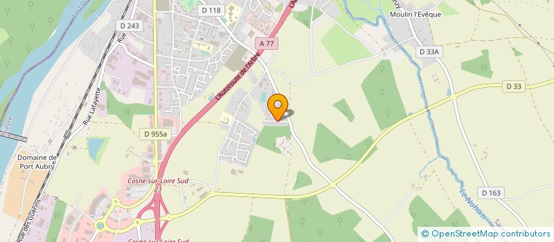 localisation de l'entreprise MONSIEUR GUYLAIN LEBOUILLE à COSNE COURS SUR LOIRE