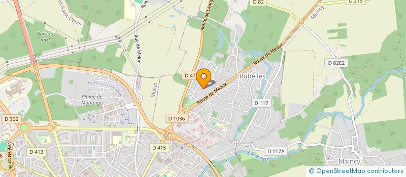 localisation de l'entreprise MONSIEUR GUYLAIN MBEMBO  RUBELLES