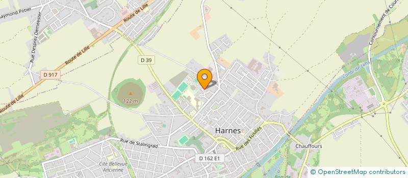 localisation de l'entreprise MONSIEUR GUYLAIN SOMON  HARNES