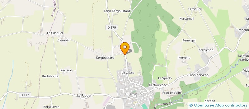 localisation de l'entreprise MONSIEUR GUYLAN NICOLO  PLUMELIN