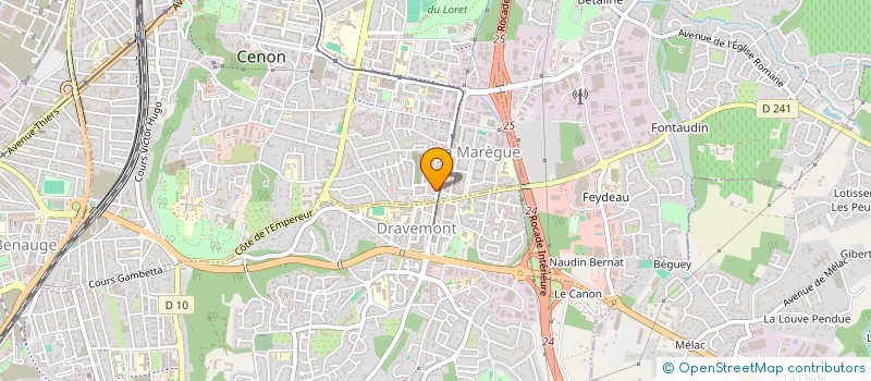 localisation de l'entreprise MONSIEUR GUYLES OTMANI  CENON