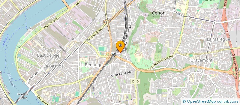 localisation de l'entreprise MONSIEUR GUYLIAN TOMASI  CENON