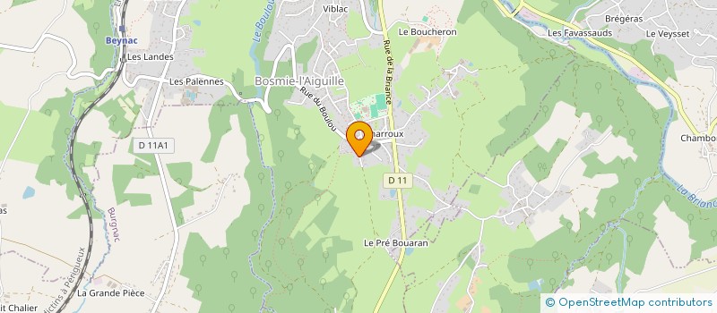 localisation de l'entreprise MONSIEUR GUYLLAUME FAURE  BOSMIE-L'AIGUILLE