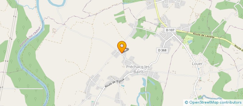 localisation de l'entreprise MONSIEUR GUYLLAUME LIMOSIN  PRECHACQ-LES-BAINS