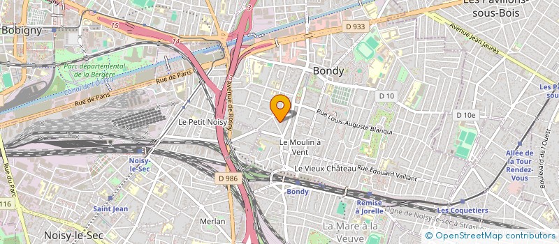 localisation de l'entreprise MONSIEUR GUYMY CHENILCO  BONDY