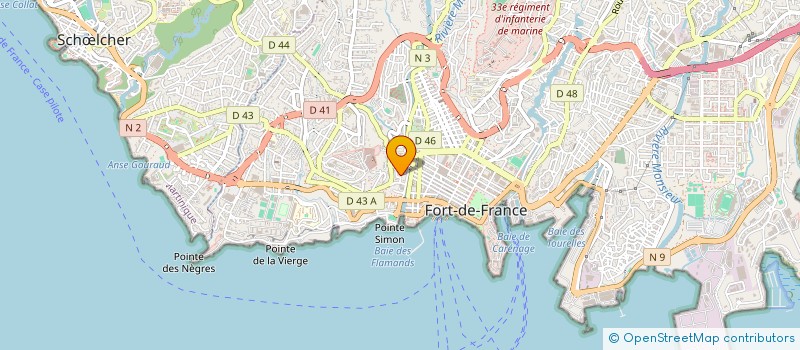 localisation de l'entreprise MONSIEUR GUYONIE PIERRE ELIEN à FORT DE FRANCE