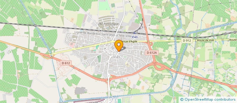 localisation de l'entreprise MONSIEUR GUYSLAIN MARTINEZ  VIAS