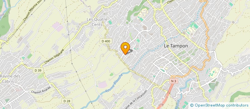 localisation de l'entreprise MONSIEUR GUYTO RIVIERE  LE TAMPON